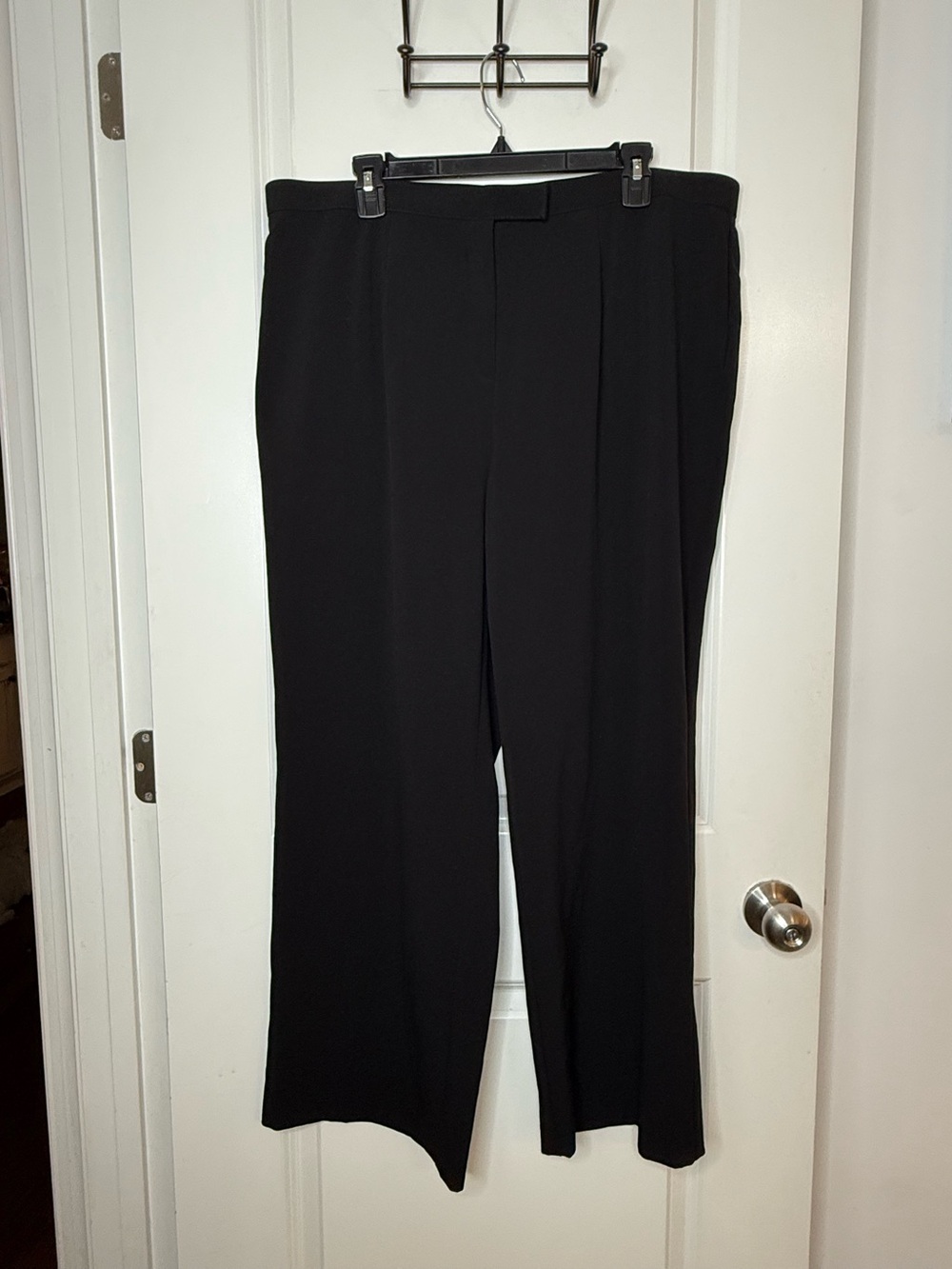 Sag Harbor Women’s 18W Short Black Stretch Dress Pants Straight Leg Career